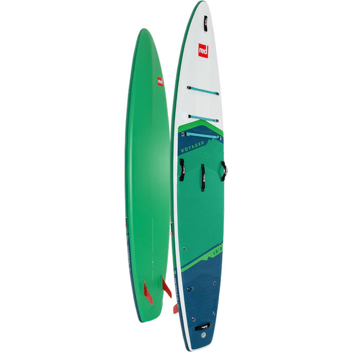 2024 Red Paddle Co 13'2'' Voyager Plus MSL Stand Up Paddle Board, Bag, Pump & Hybrid Tough Paddle 001-001-002-0065 - Green
